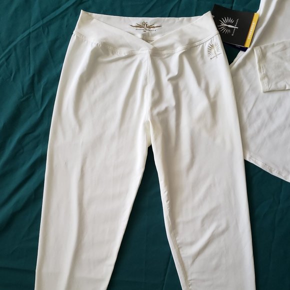 **SOLD**Snow Angel CyberSilk Base Layer Set size Medium~ Pearl - Picture 4 of 10